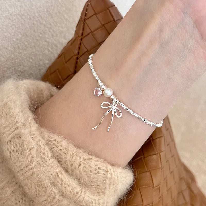 925 Sterling Silver Chain Bracelet – Trendy & Adjustable