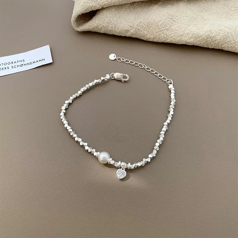 925 Sterling Silver Chain Bracelet – Trendy & Adjustable