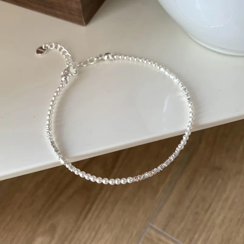 925 Sterling Silver Chain Bracelet – Trendy & Adjustable