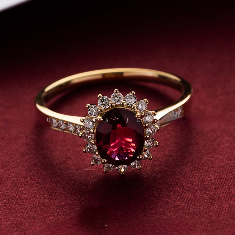 Trumium 925 Silver Vintage Gemstone Ring