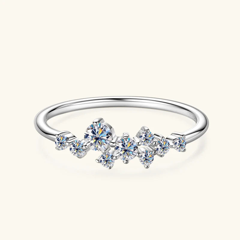 14K Gold-Plated Moissanite Ring