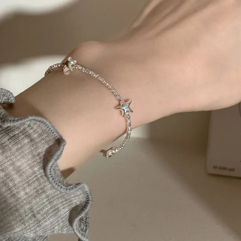 925 Sterling Silver Chain Bracelet – Trendy & Adjustable