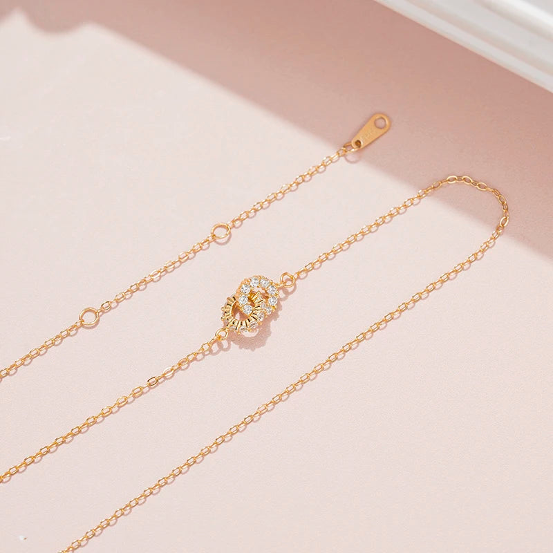 Twin Radiance Choker Necklace