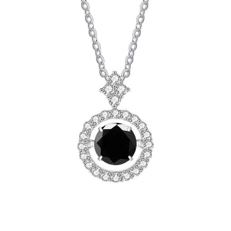 Vintage Moissanite Flower Necklace