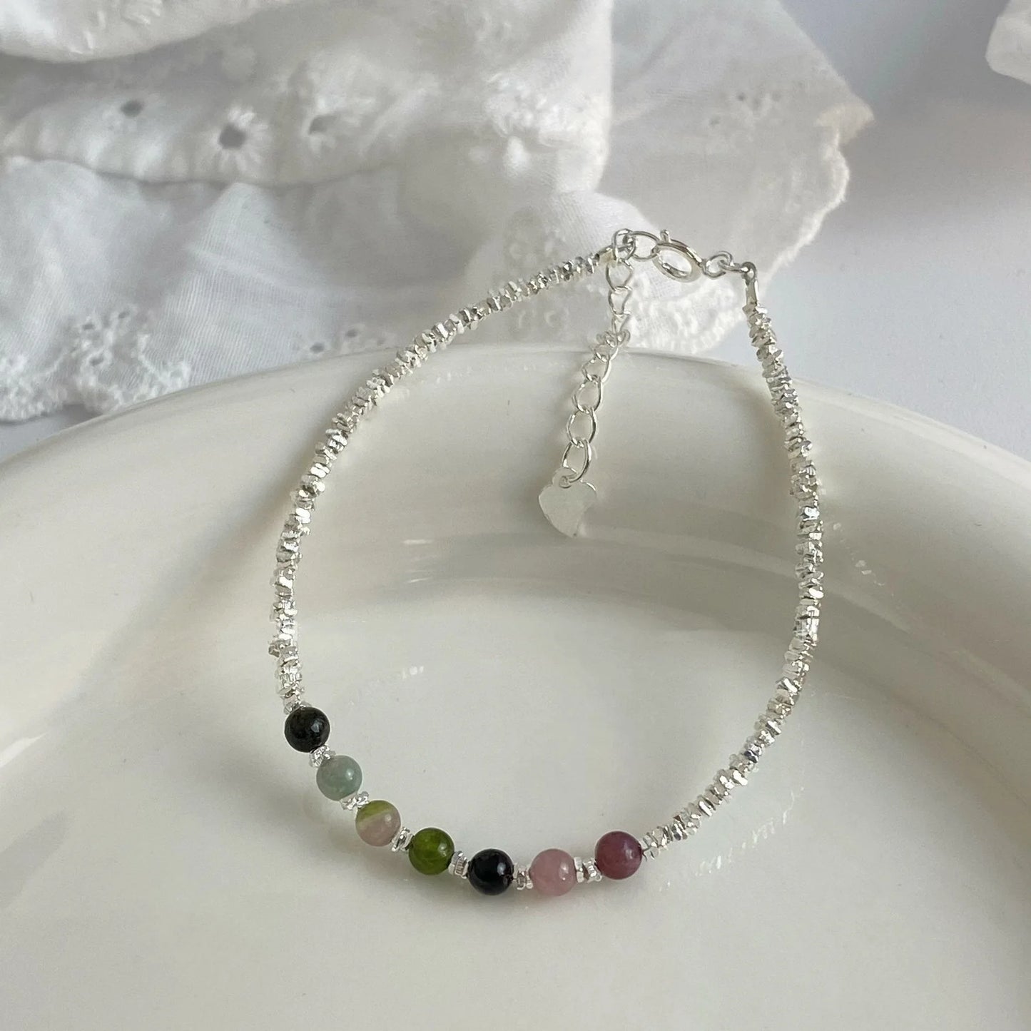 925 Sterling Silver Chain Bracelet – Trendy & Adjustable