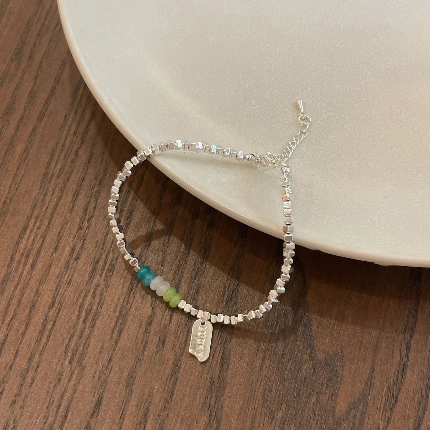 925 Sterling Silver Chain Bracelet – Trendy & Adjustable