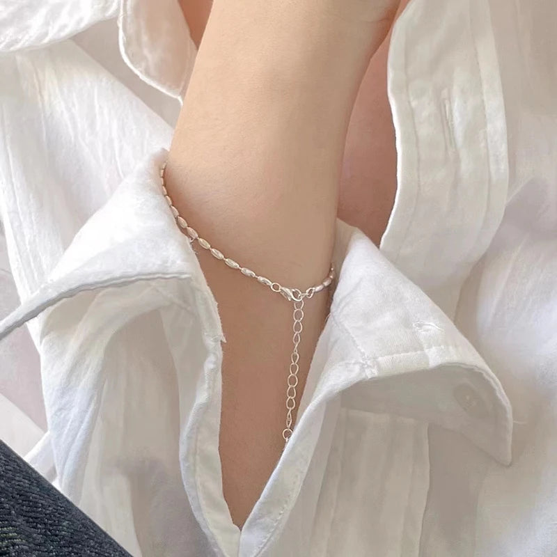 925 Sterling Silver Bead Bracelet