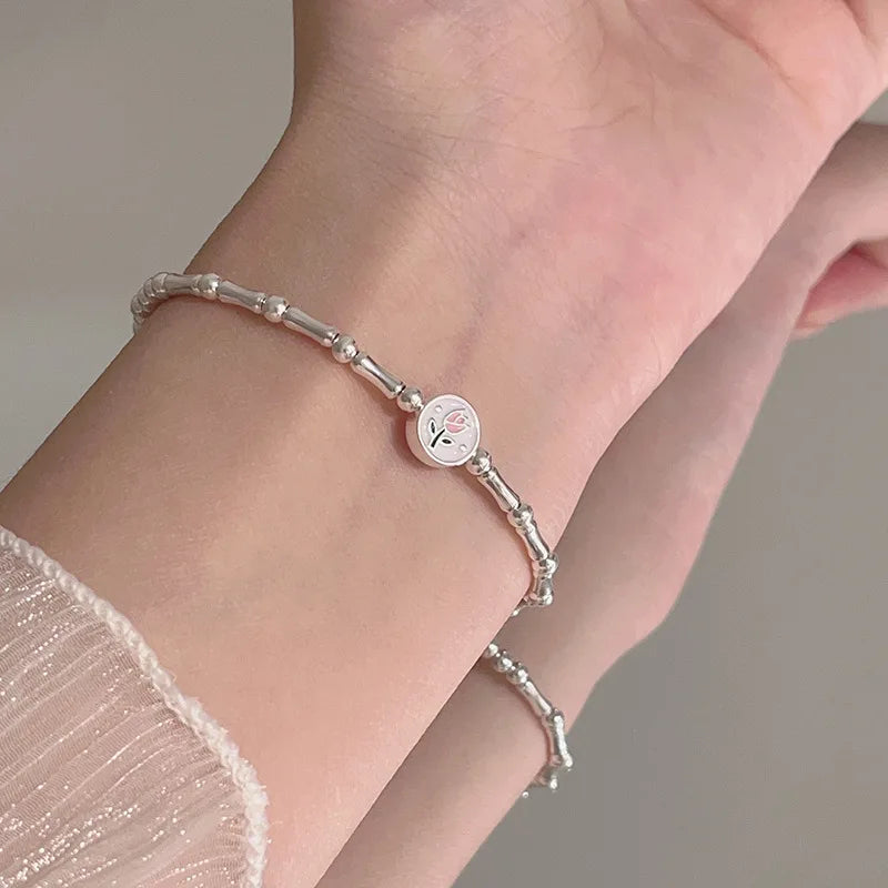 925 Sterling Silver Chain Bracelet – Trendy & Adjustable