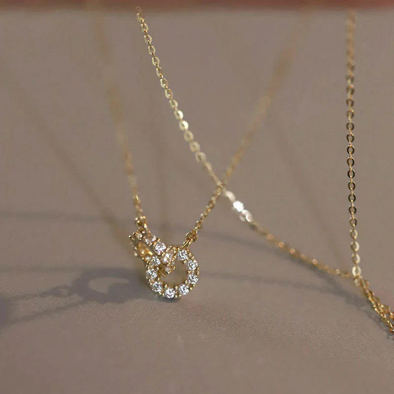 Twin Radiance Choker Necklace