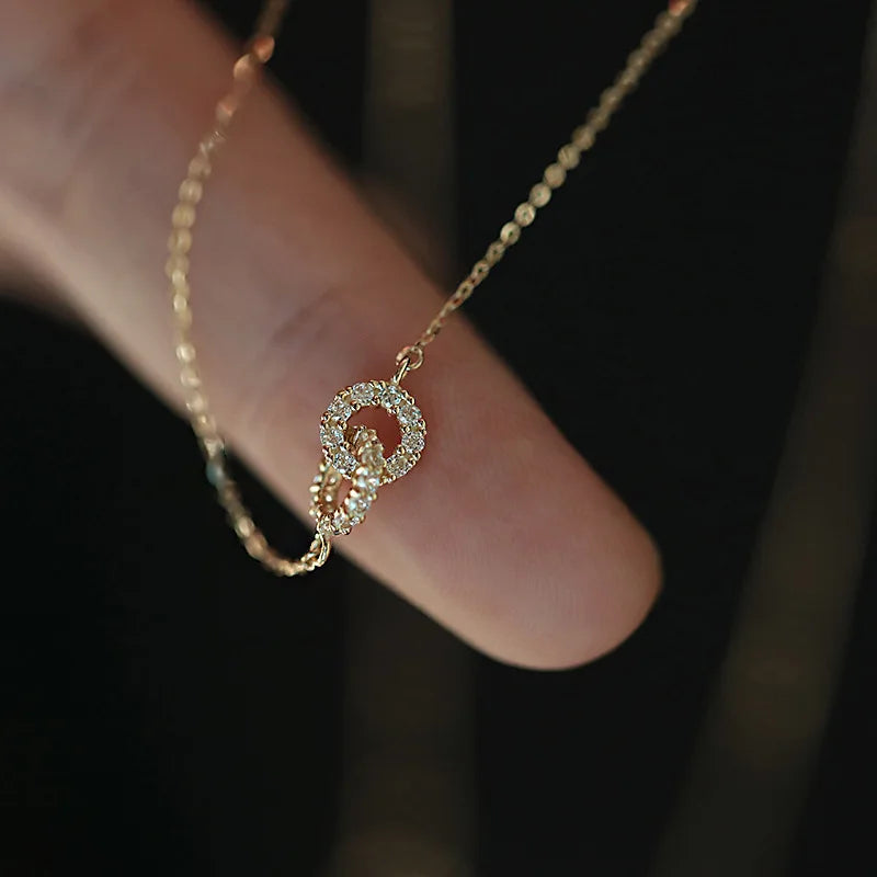 Twin Radiance Choker Necklace