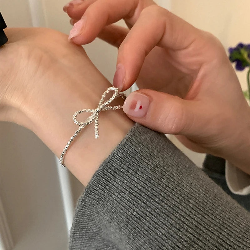 925 Sterling Silver Chain Bracelet – Trendy & Adjustable
