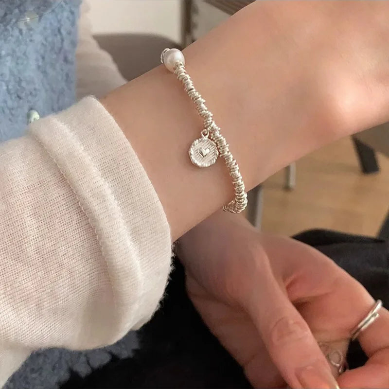 925 Sterling Silver Chain Bracelet – Trendy & Adjustable