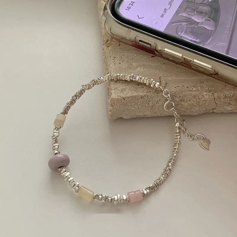 925 Sterling Silver Chain Bracelet – Trendy & Adjustable