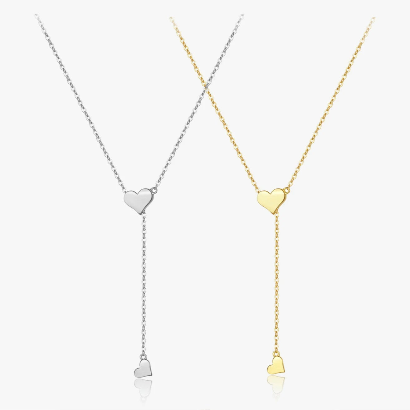 Del, check out this elegant silver heart pendant necklace with a shimmering zircon center on a sleek 65cm snake chain!
