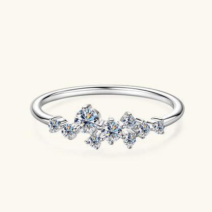 14K Gold-Plated Moissanite Ring