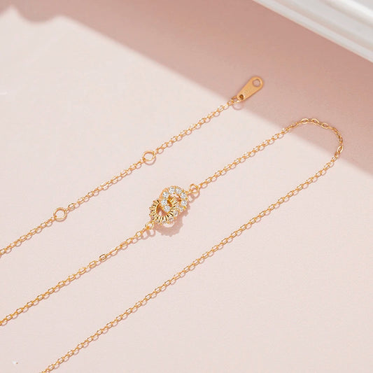 Twin Radiance Choker Necklace