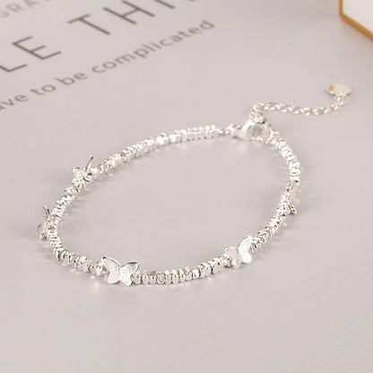 925 Sterling Silver Chain Bracelet – Trendy & Adjustable