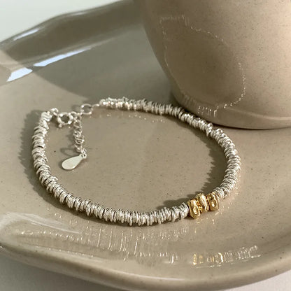 925 Sterling Silver Chain Bracelet – Trendy & Adjustable