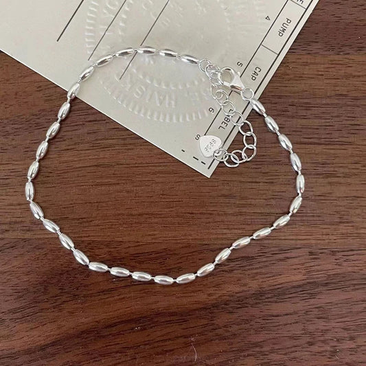 925 Sterling Silver Bead Bracelet