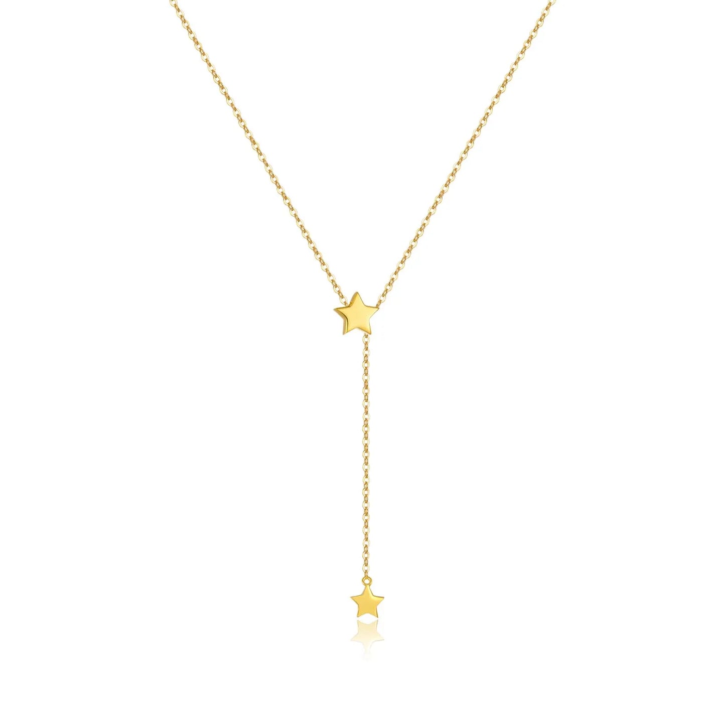 Delicate silver heart pendant necklace with 18K gold plating and sparkling zircon, featuring an adjustable 65cm snake chain.