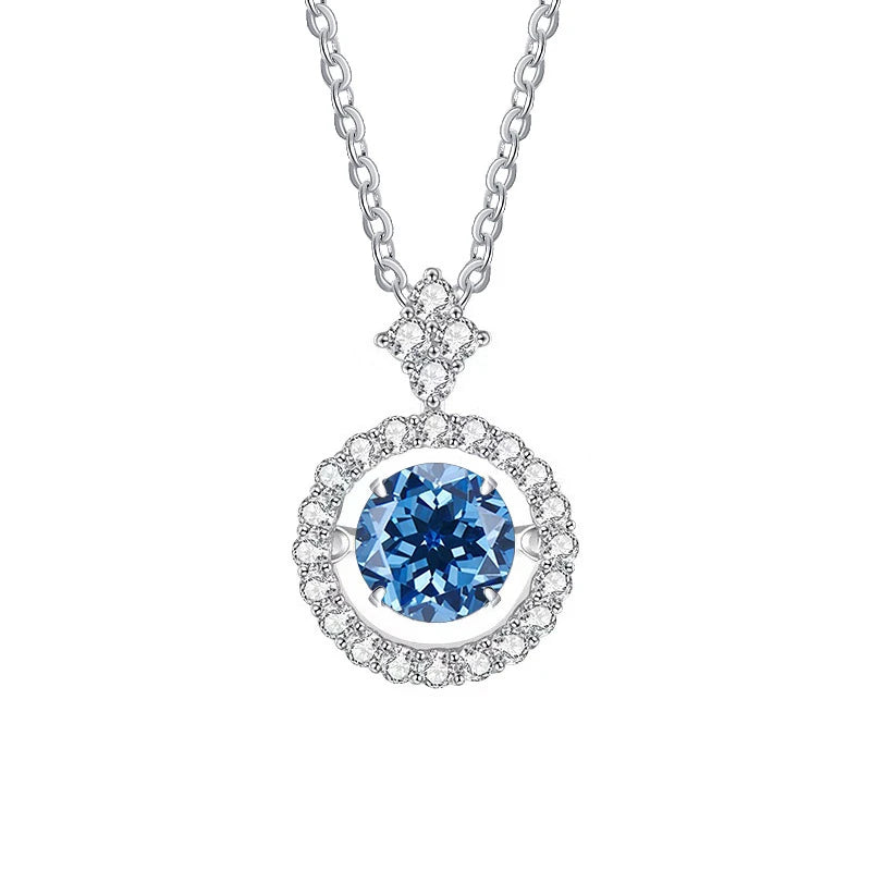 Vintage Moissanite Flower Necklace
