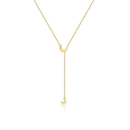 Delicate silver heart pendant necklace with 18K gold plating and sparkling zircon, featuring a 65cm snake chain for elegant office style.