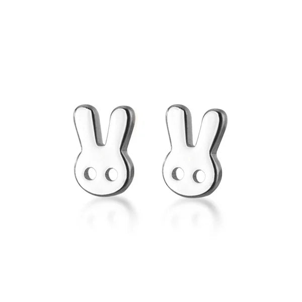 Trendy 925 Sterling Silver Mini Love Heart Stud Earrings